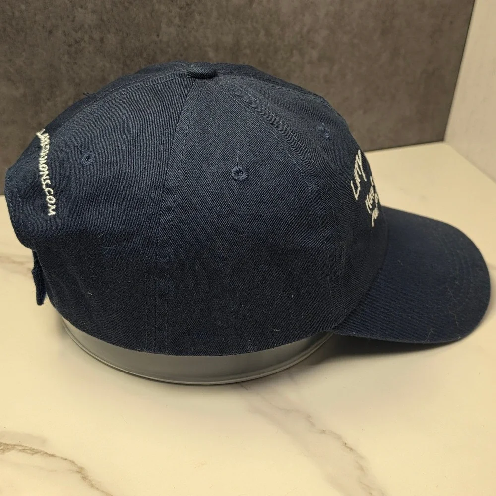 Hit Wear Larry Simmons Inc Honda Mazda VW Parkersburg WV Navy Blue Hat OSFM